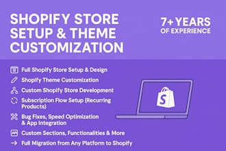 be your shopify store setup expert
