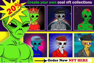 create layers, traits and accessories for your nft character