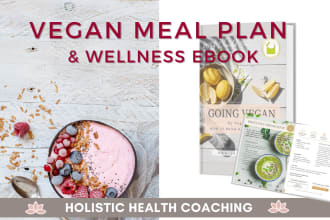 create a personalized vegan recipe and wellness ebook