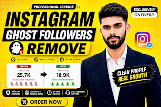 manually remove instagram ghost, fake followers