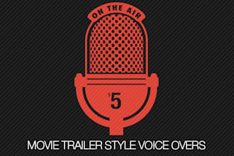 record a movie style voice over narration