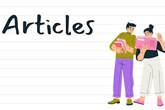 write SEO optimized articles or blog posts