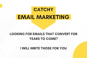 write a killer email for your marketing campaign