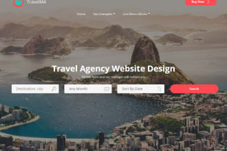 create tour and travel agency website in wordpress