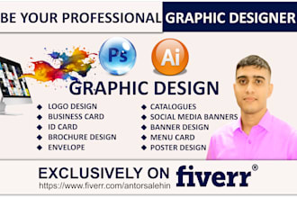 create any kind of graphic design with an idea