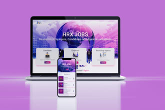 design clean and modern website UI and interactive prototype