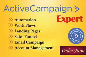 build and fix activecampaign automation in 1 hr