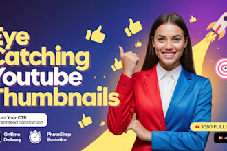 create CTR boosting yt thumbnails using ai and photoshop
