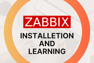 set up zabbix and help to learn