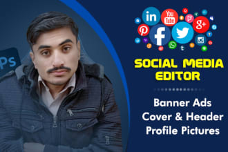edit profile picture and social media posts