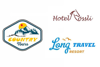 make creative travel agency,hotel and adventure logo in very short time