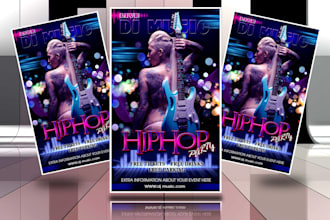 do creative  flyer design, magazines, and posters