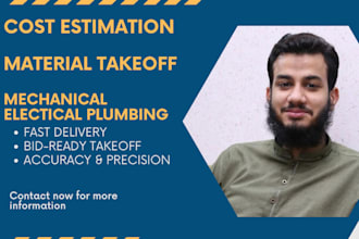 do mechanical,electrical and plumbing mep takeoff and cost estimation