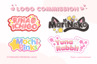 design a logo for vtuber and streamer