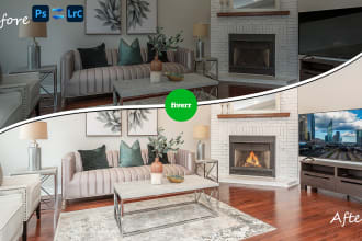 enhance real estate photo editing in photoshop and lightroom in 24 hours