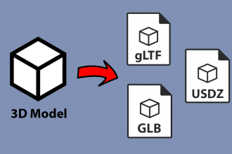 convert your 3d model into glb, gltf, usdz and more