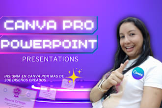 presentations in canva pro