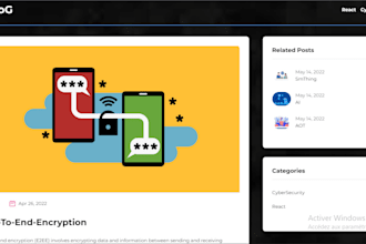 build a frontend backend website