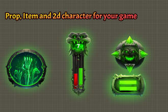 concept the prop, item, and objects for the game