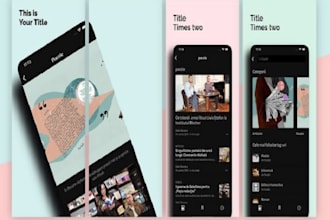 design app icon and screenshots for play store and app store