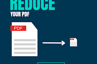 reduce or compress the size of PDF files and retain their quality