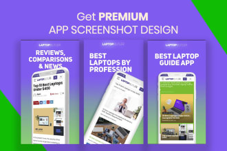 capture and design stunning app screenshots for playstore and app store