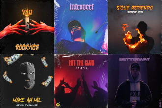 design you an album cover art and music artwork