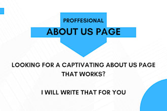 write an about us or our story page for your website