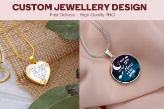 create a custom shineon,gearbubble jewellery design