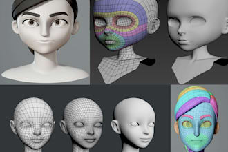 create 3d modeling character for any purpose