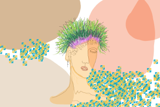 draw unique minimalist line arts in digital or watercolor