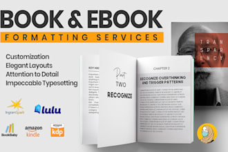 do book formatting for print and ebooks