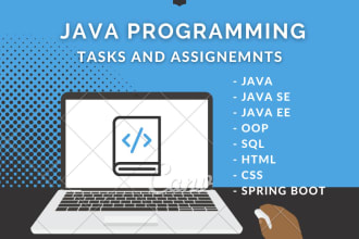 do java, javafx, swing, and spring boot tasks, and projects