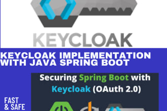 implement jwt security, keycloak in java, spring boot