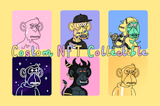 make unique fantasy characters for nft art collections