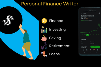write SEO personal finance blogs and articles