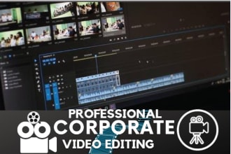 edit streams, webinars, podcast, zoom conference videos professionally