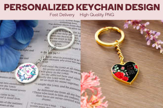 create a personalized shineon,gearbubble keychain design