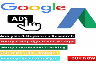 set up, optimize and manage google ads PPC campaign