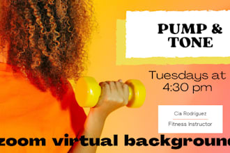 design virtual backgrounds for zoom google meet
