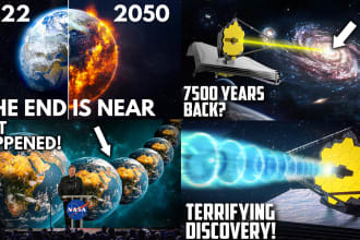 design amazing space and science youtube thumbnail