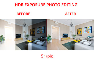 do hdr, flambient real estate photo editing services
