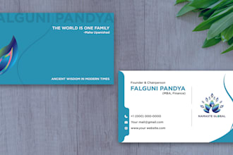 design simple and cool print ready business card