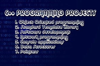 do any cpp and c assignment or project