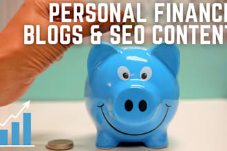 write personal finance and budgeting blogs