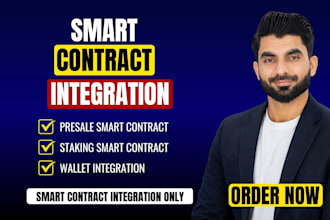 do nft, staking, presale, launchpad, smart contract integration