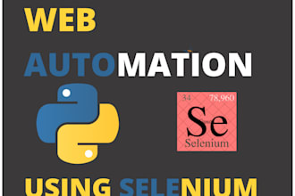 do web automation bot with selenium