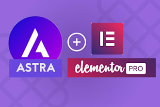 responsive landing page design with astra theme