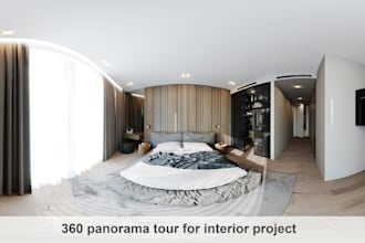 do 360 panorama view and virtual tour