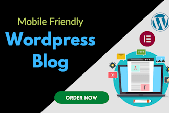 design responsive wordpress blogs website